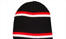 BNR2 Rib beanie two contrast stripes